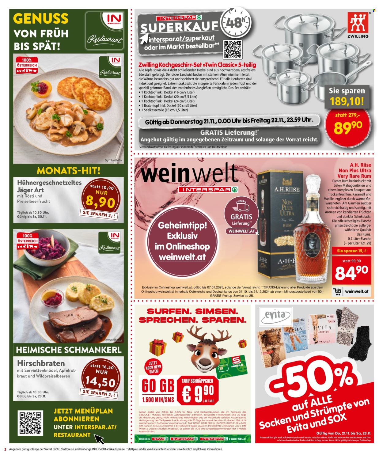 Angebote INTERSPAR - 21.11.2024 - 27.11.2024. Seite 2