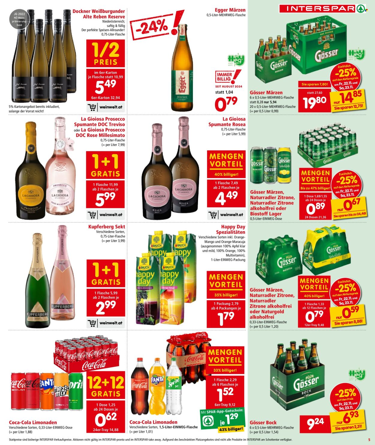 Angebote INTERSPAR - 21.11.2024 - 27.11.2024. Seite 6