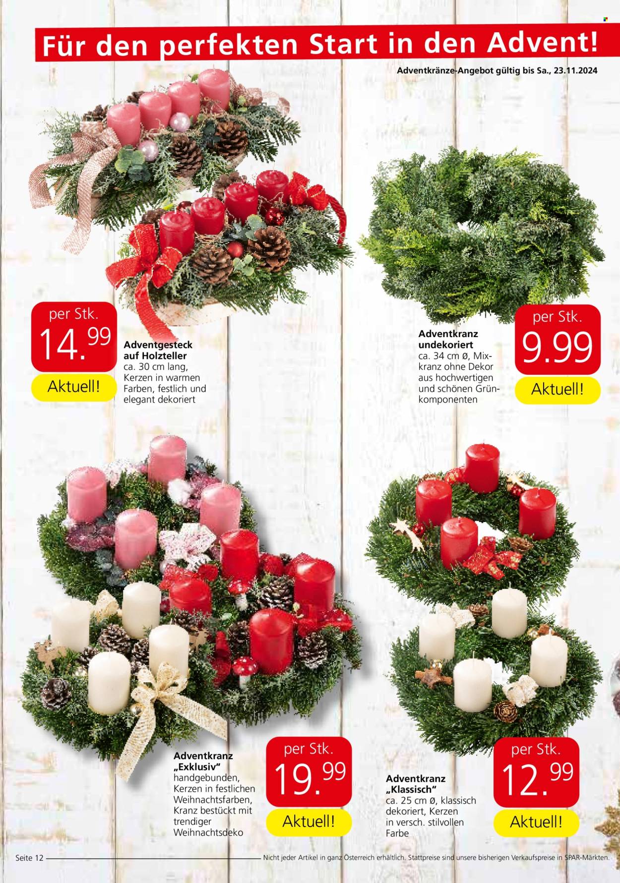 Angebote SPAR - 21.11.2024 - 27.11.2024. Seite 12