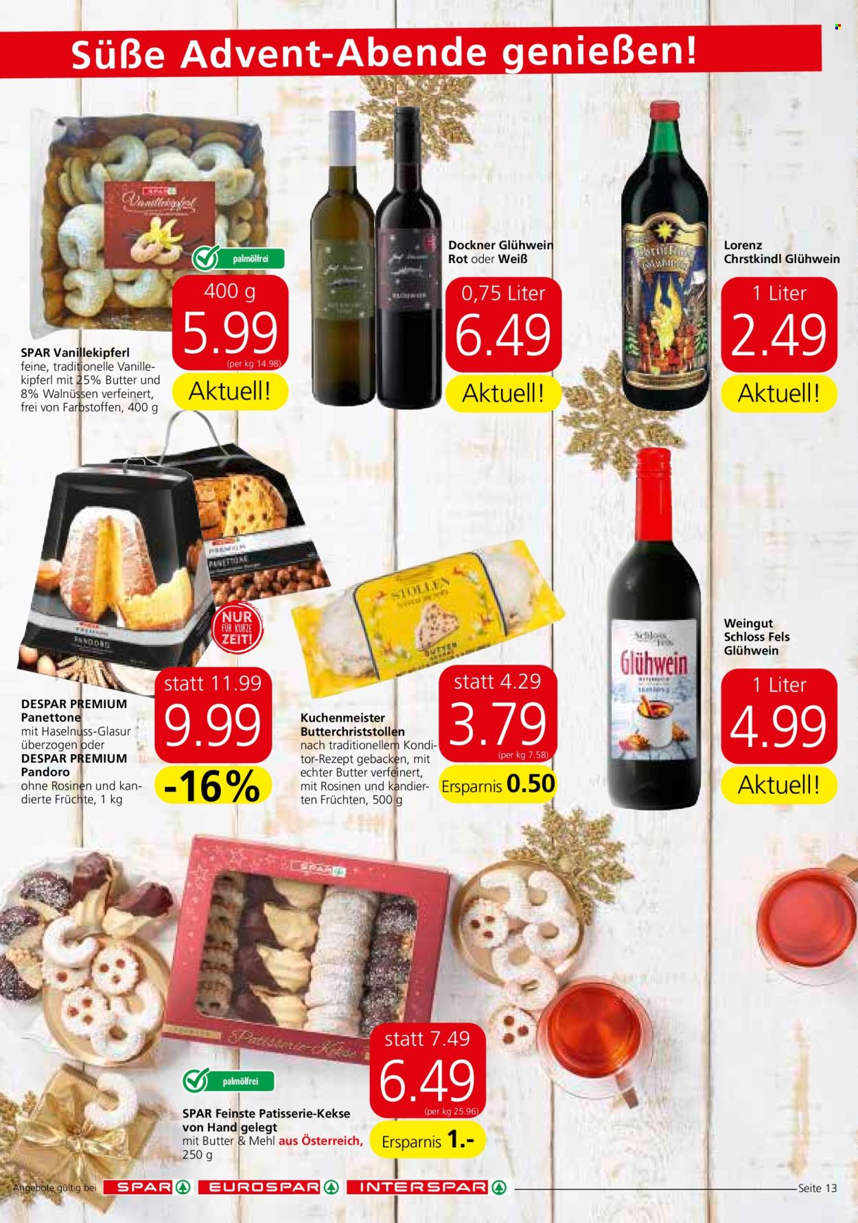 Angebote SPAR - 21.11.2024 - 27.11.2024. Seite 13