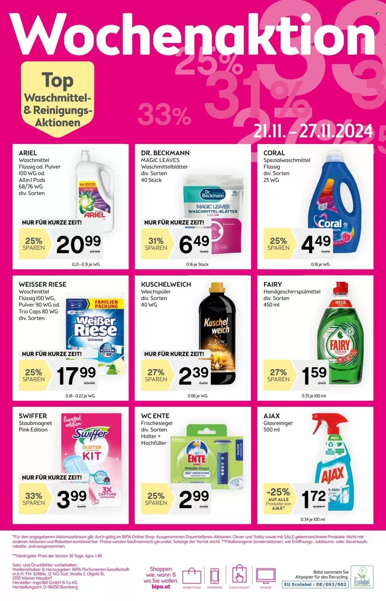 Angebote Bipa - 21.11.2024 - 4.12.2024. Seite 12