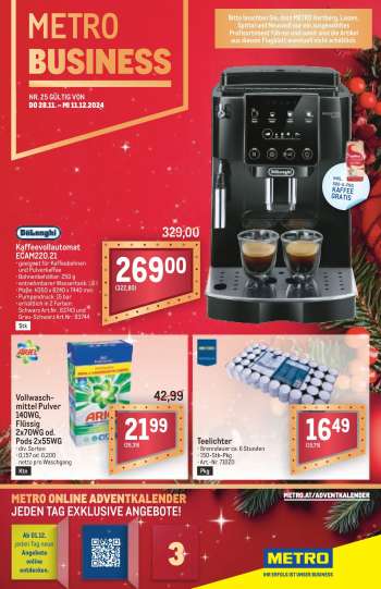Angebote Metro - 28.11.2024 - 11.12.2024.