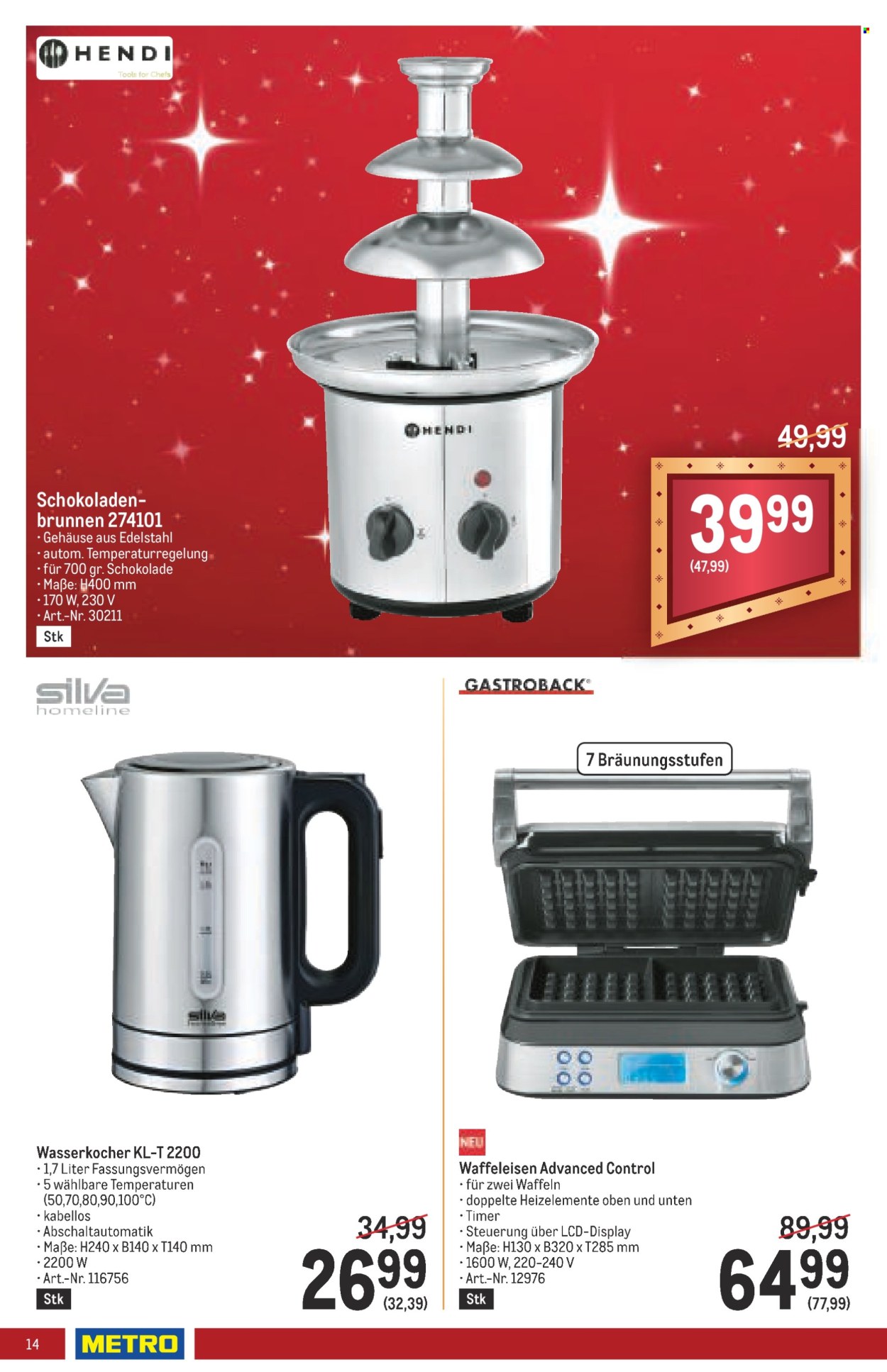 Angebote Metro - 28.11.2024 - 11.12.2024. Seite 14