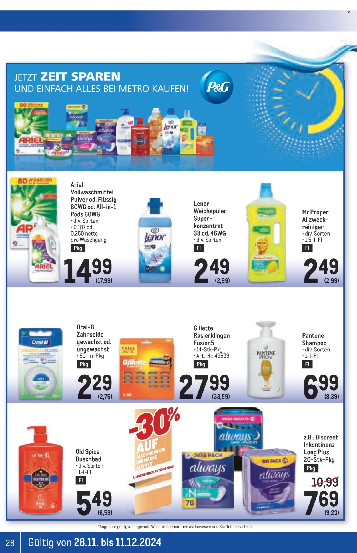 Angebote Metro - 28.11.2024 - 11.12.2024. Seite 28