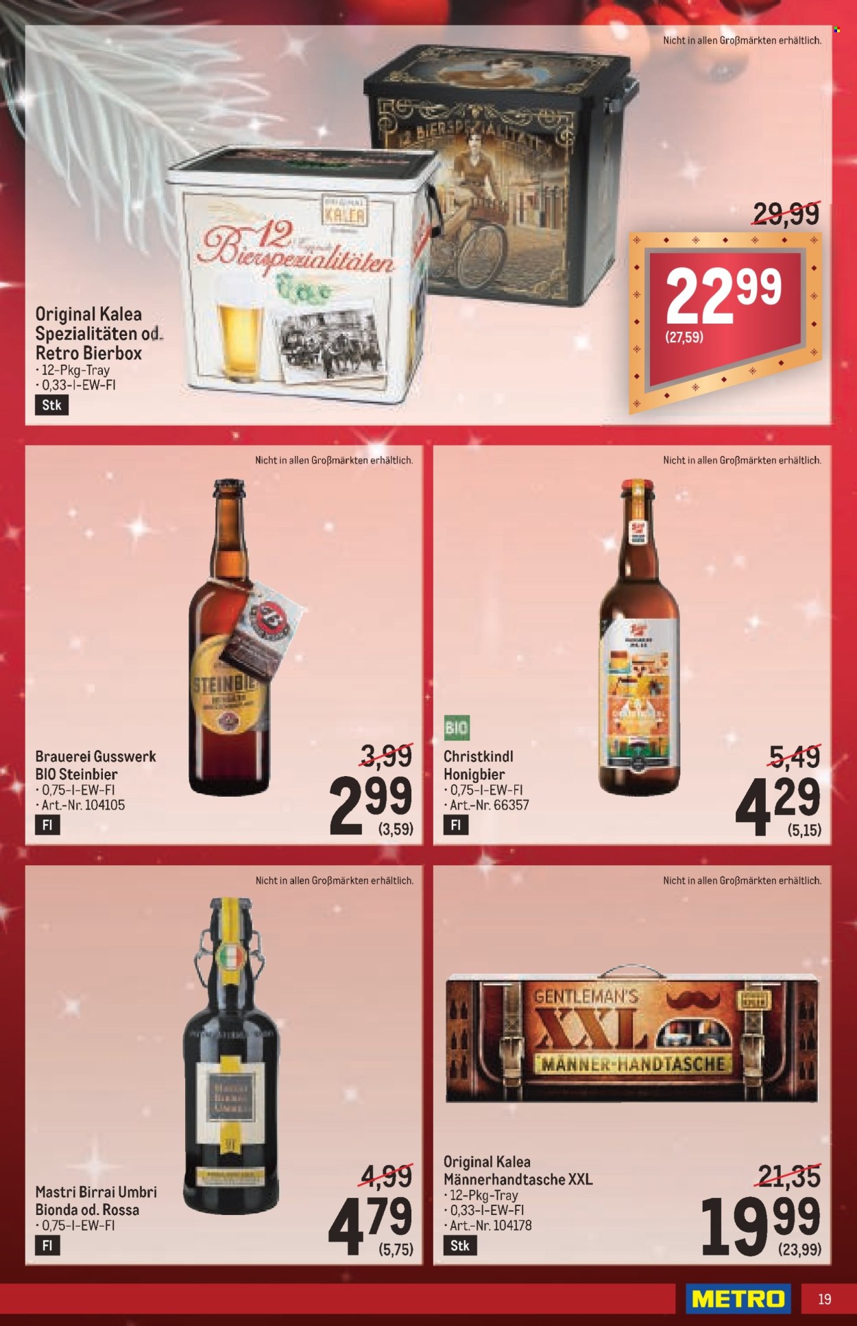 Angebote Metro - 28.11.2024 - 24.12.2024. Seite 19
