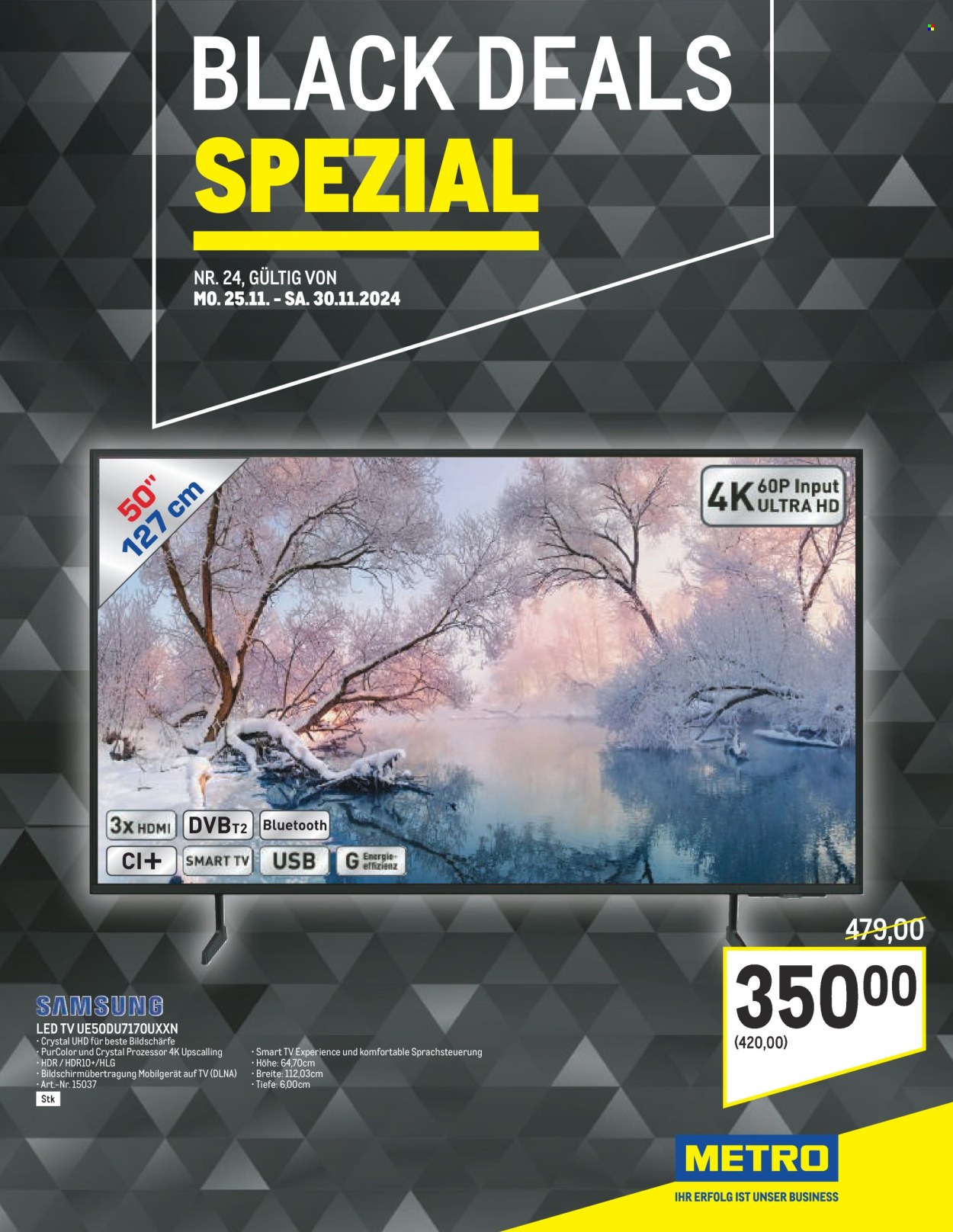 Angebote Metro - 25.11.2024 - 30.11.2024. Seite 1
