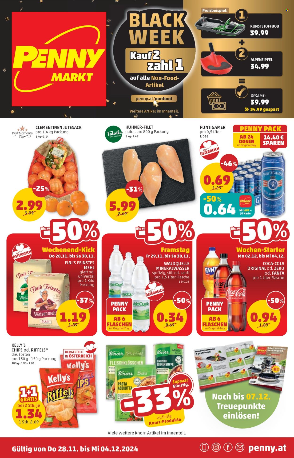 Angebote Penny - 28.11.2024 - 4.12.2024. Seite 1