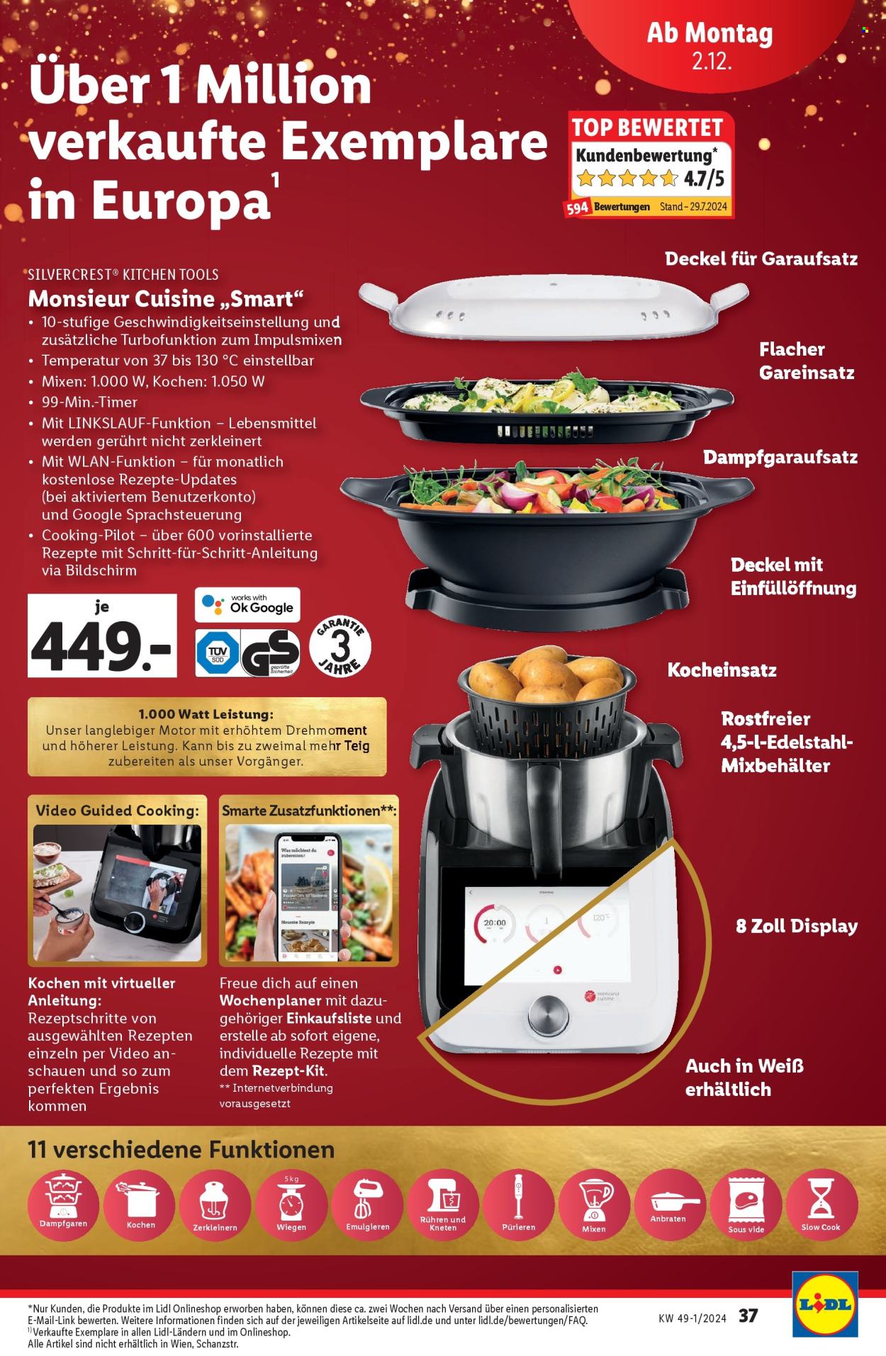 Angebote Lidl - 28.11.2024 - 4.12.2024. Seite 39