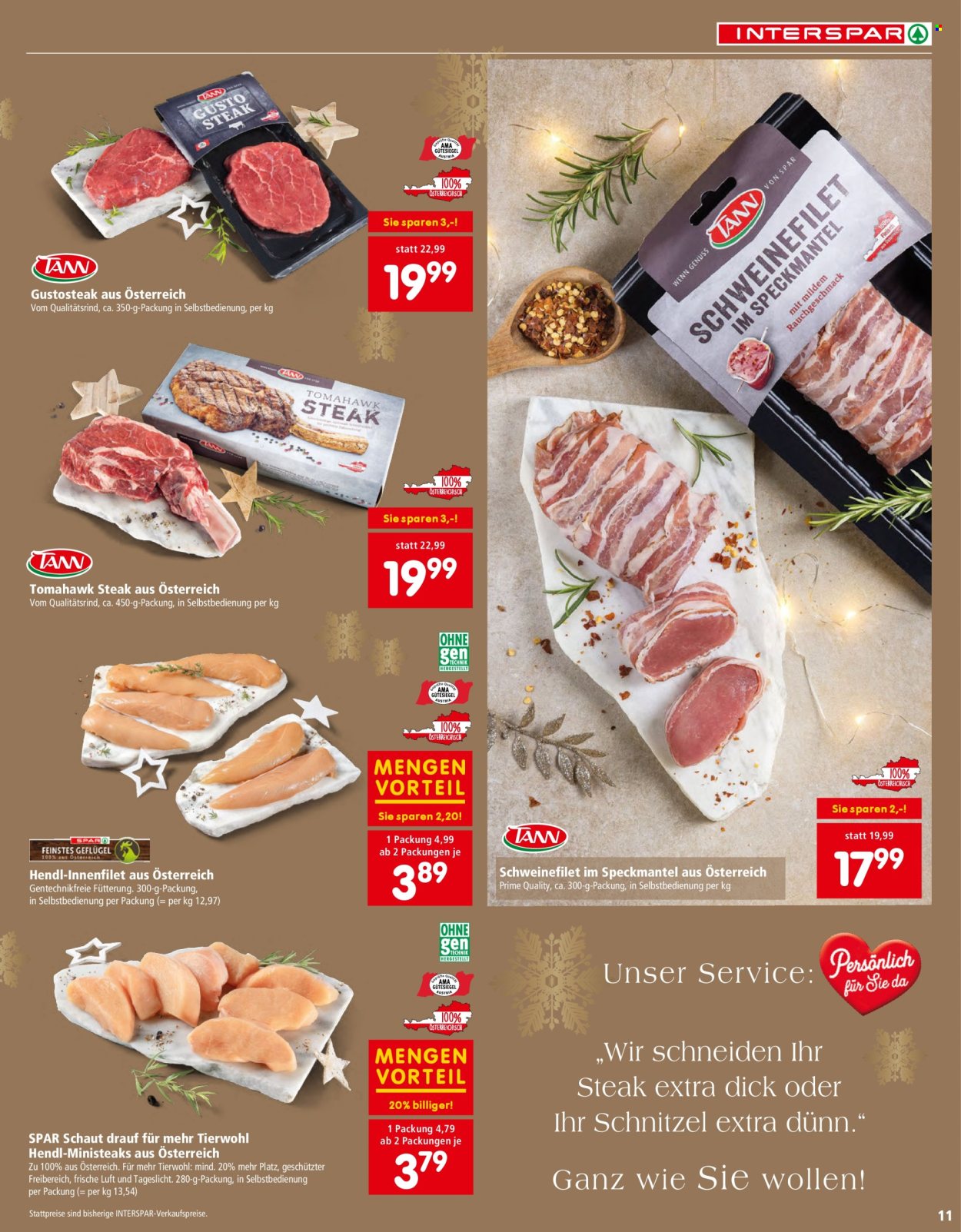 Angebote INTERSPAR - 21.11.2024 - 31.12.2024. Seite 11