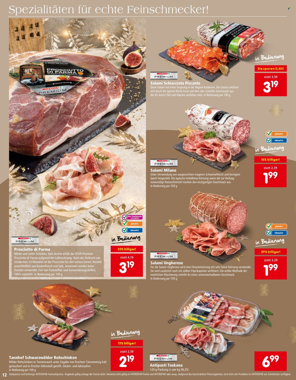 Angebote INTERSPAR - 21.11.2024 - 31.12.2024. Seite 12