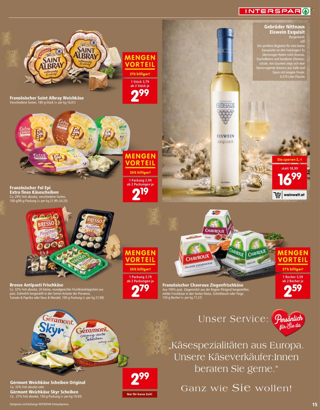 Angebote INTERSPAR - 21.11.2024 - 31.12.2024. Seite 15