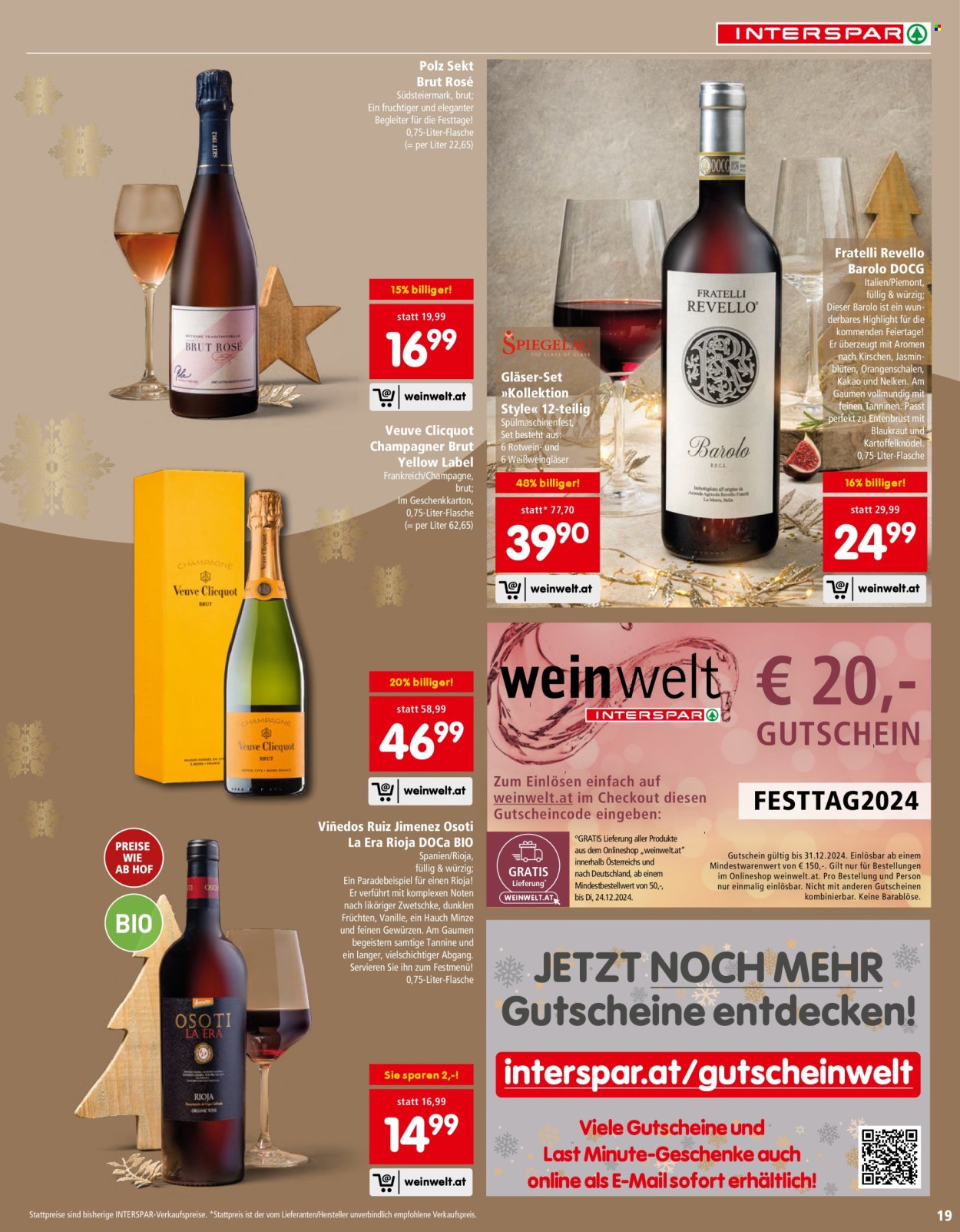 Angebote INTERSPAR - 21.11.2024 - 31.12.2024. Seite 19