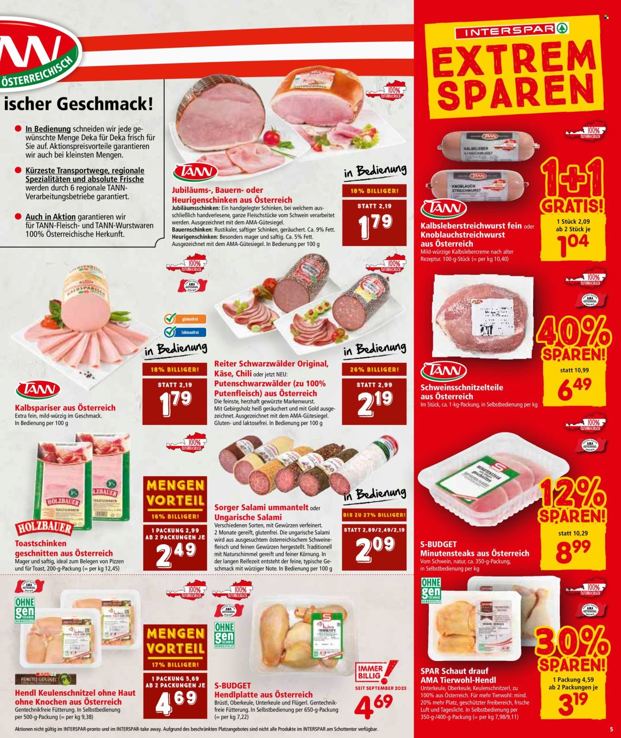 Angebote INTERSPAR - 28.11.2024 - 11.12.2024. Seite 5