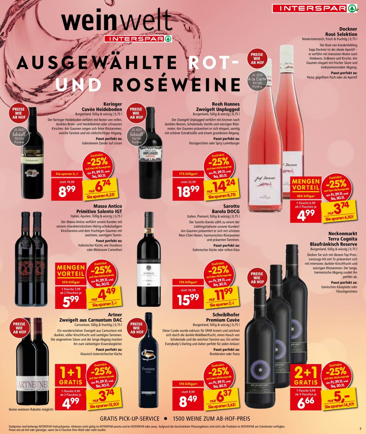Angebote INTERSPAR - 28.11.2024 - 11.12.2024. Seite 7