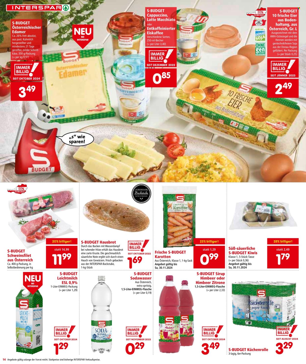 Angebote INTERSPAR - 28.11.2024 - 11.12.2024. Seite 14