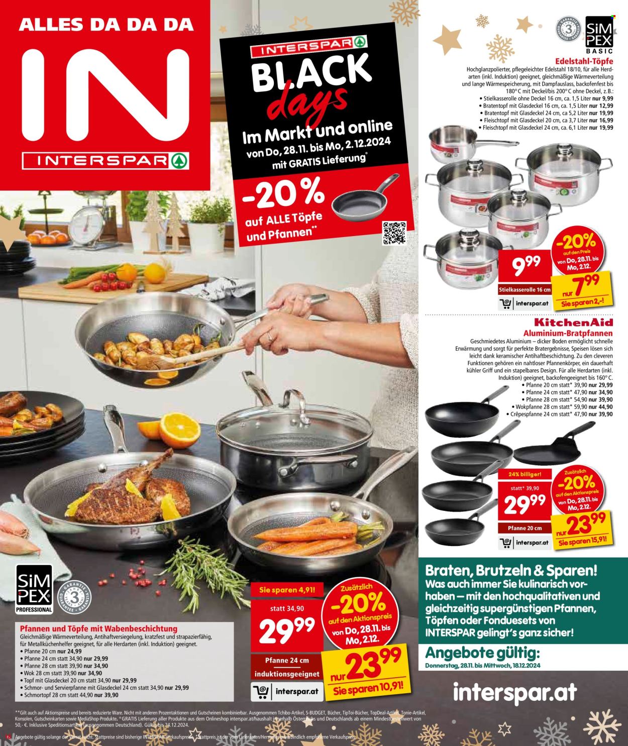 Angebote INTERSPAR - 28.11.2024 - 11.12.2024. Seite 18