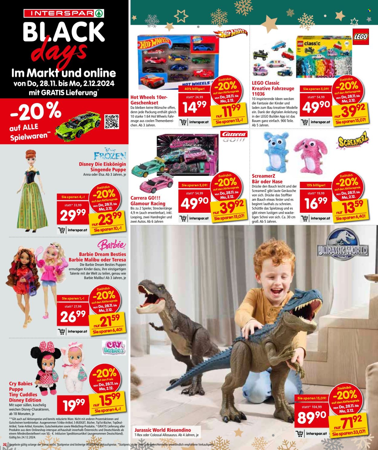 Angebote INTERSPAR - 28.11.2024 - 11.12.2024. Seite 22