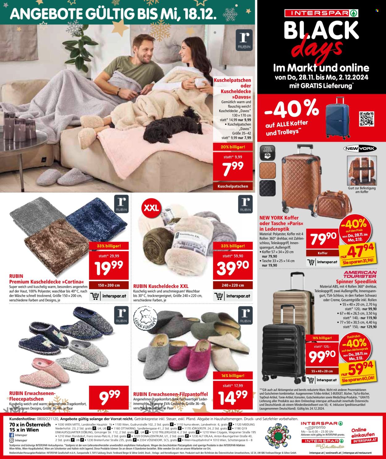 Angebote INTERSPAR - 28.11.2024 - 11.12.2024. Seite 24