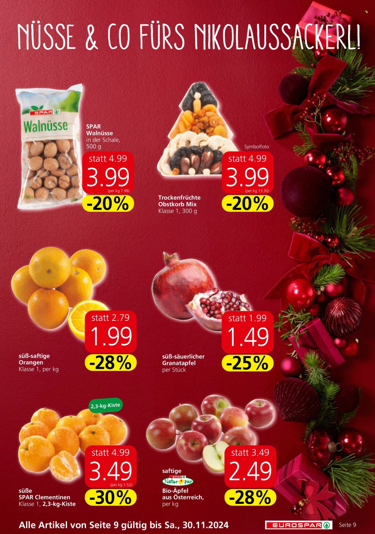 Angebote EUROSPAR - 28.11.2024 - 11.12.2024. Seite 9