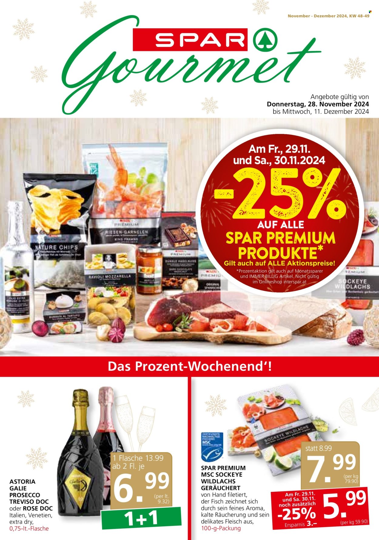 Angebote SPAR - 28.11.2024 - 11.12.2024. Seite 1