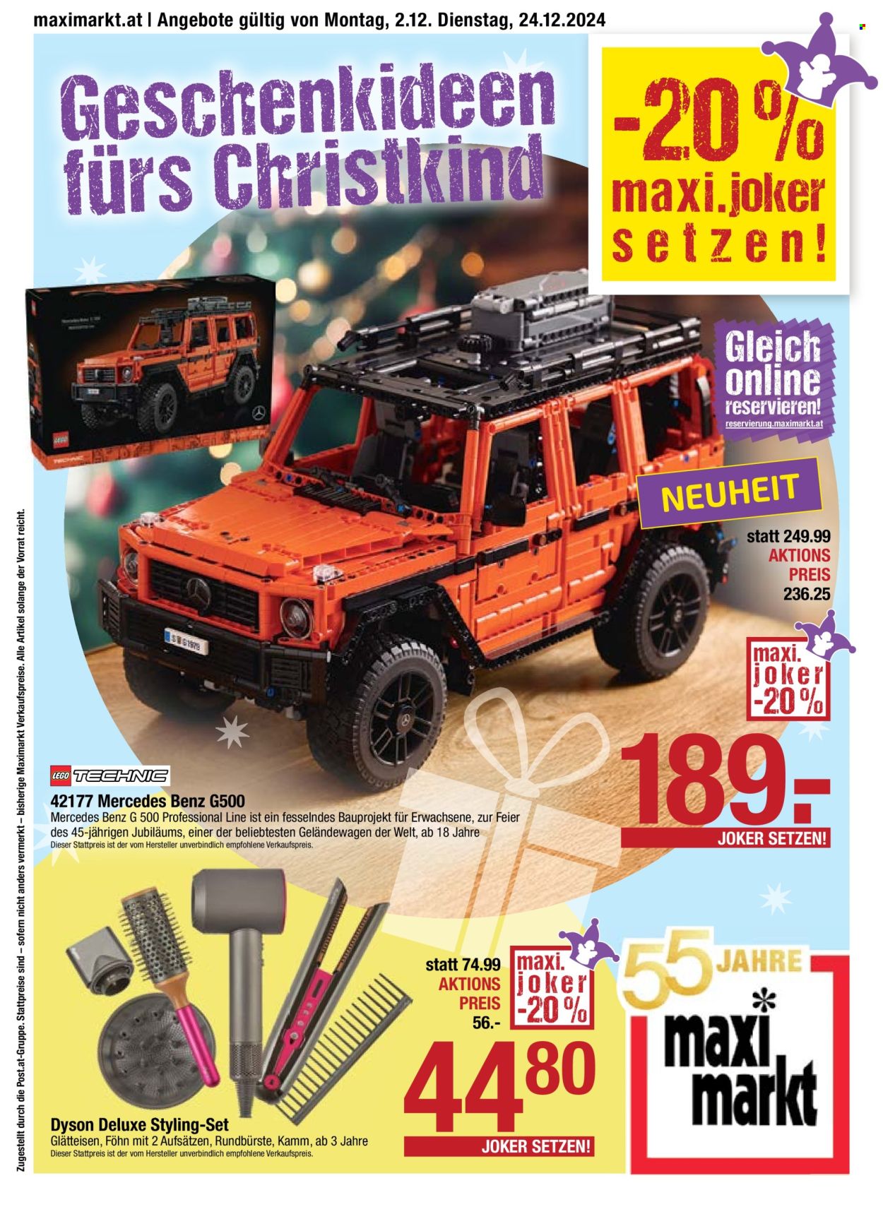 Angebote Maximarkt - 2.12.2024 - 24.12.2024. Seite 1