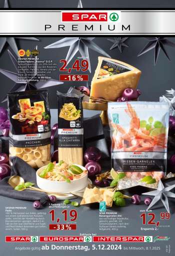 Angebote SPAR - 5.12.2024 - 8.1.2025.