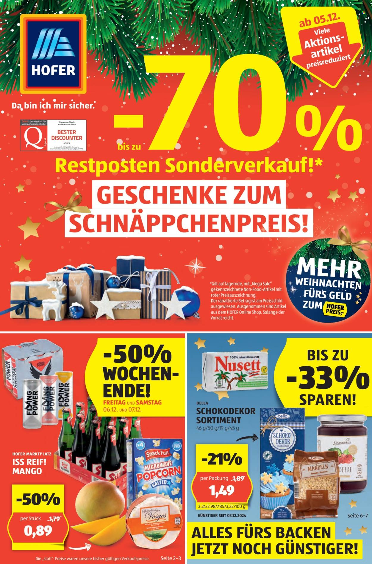 Angebote Hofer - 5.12.2024 - 11.12.2024. Seite 1
