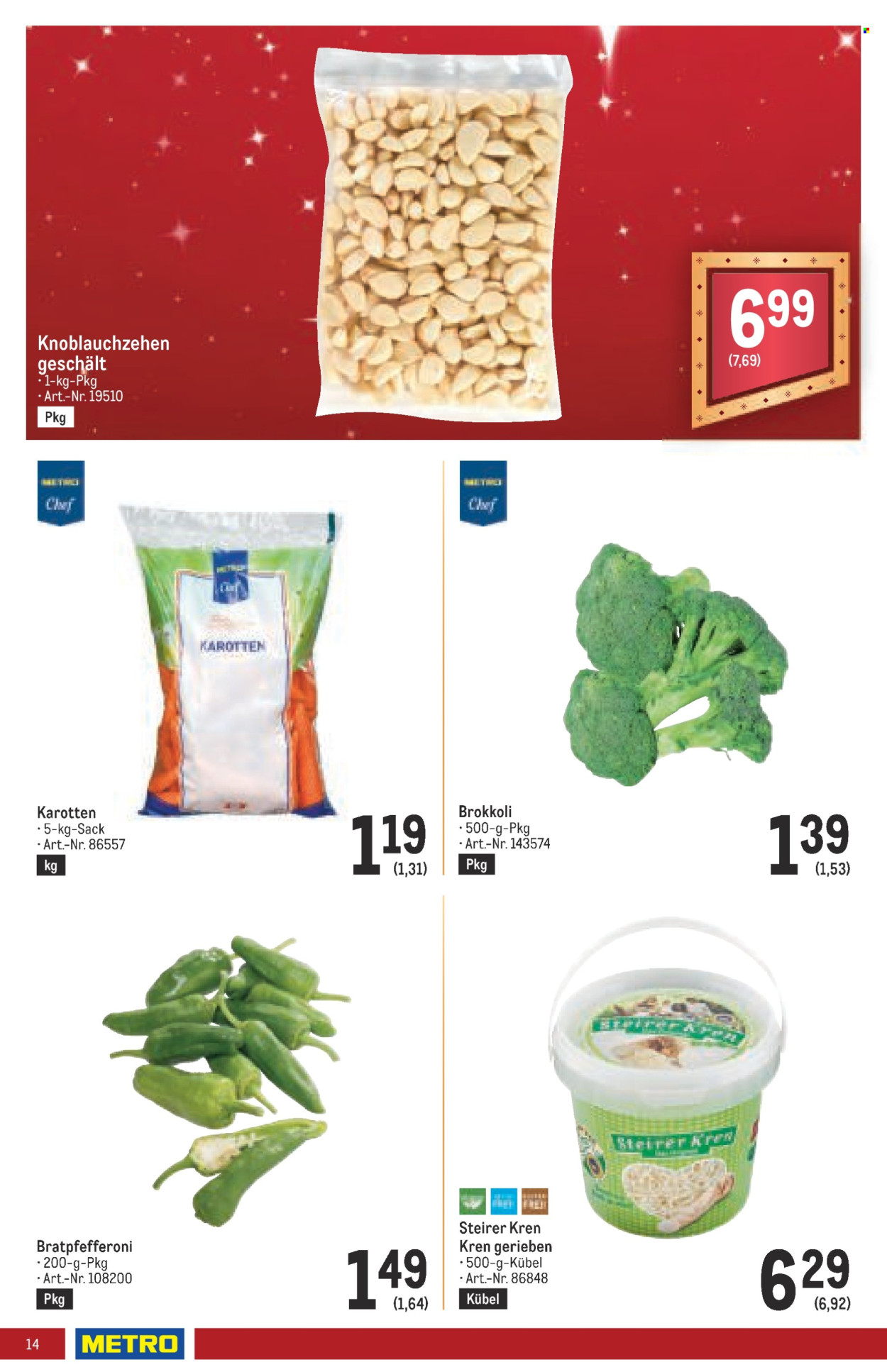 Angebote Metro - 12.12.2024 - 8.1.2025. Seite 14