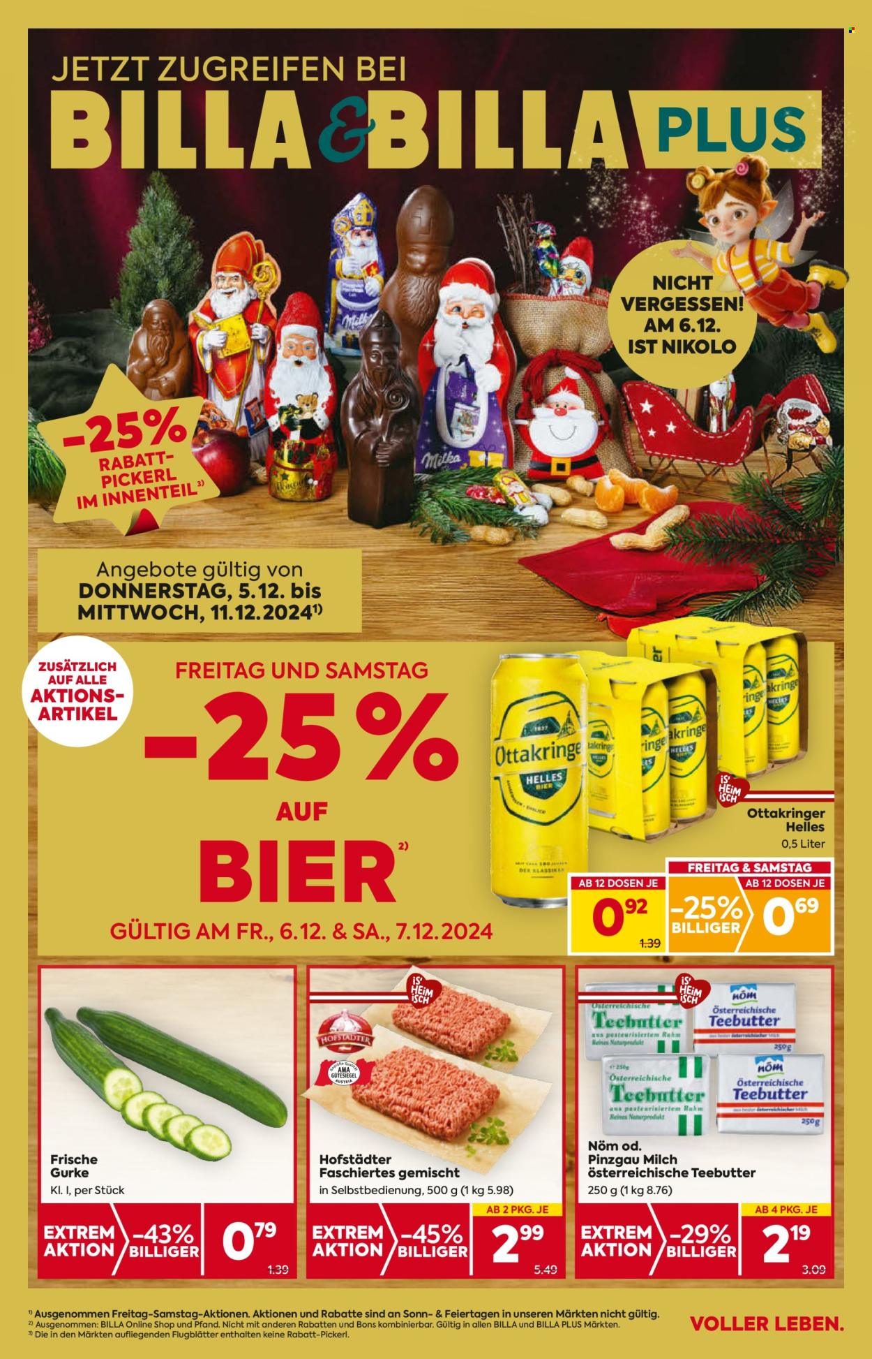 Angebote Billa - 5.12.2024 - 11.12.2024. Seite 1