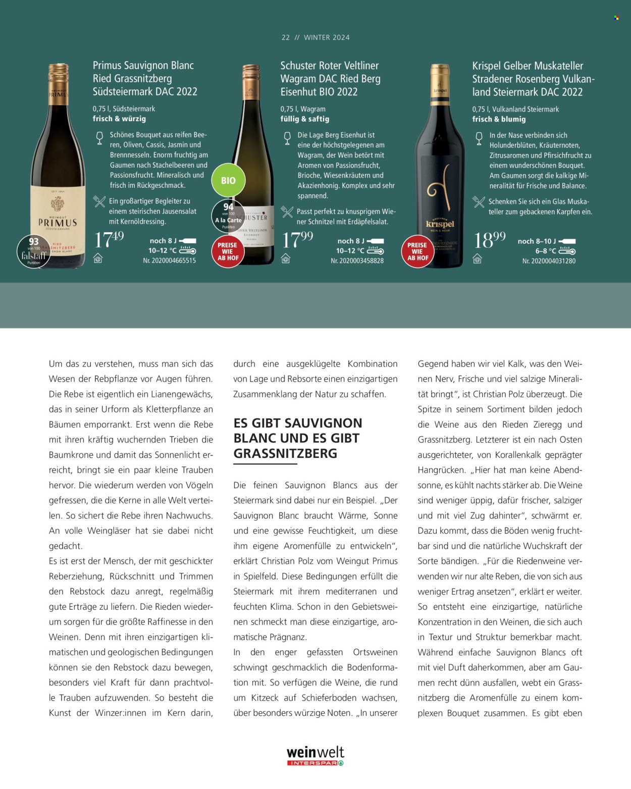 Angebote INTERSPAR - 6.12.2024 - 12.3.2025. Seite 22
