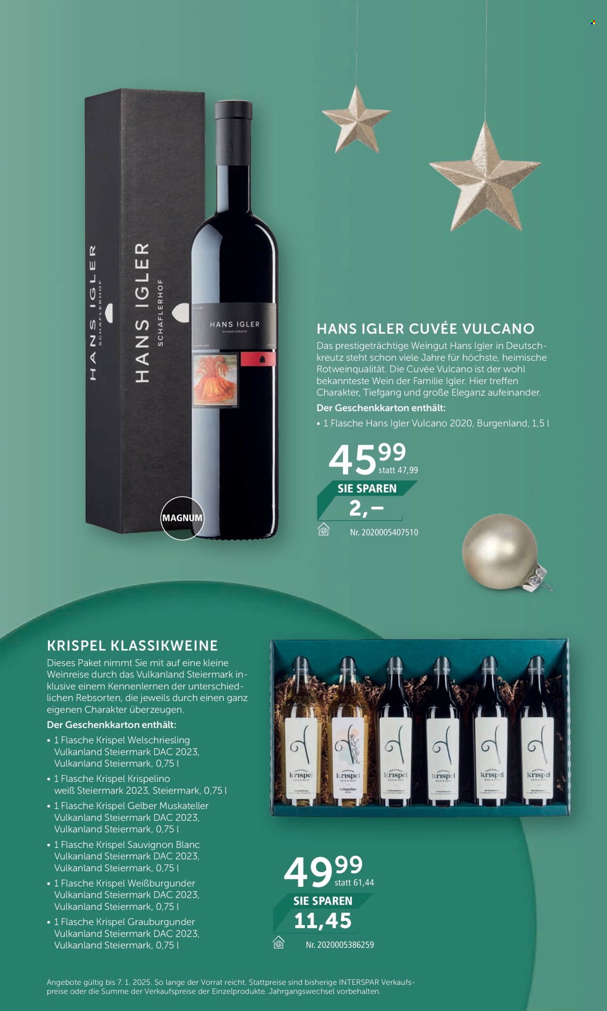 Angebote INTERSPAR - 5.12.2024 - 8.1.2025. Seite 20