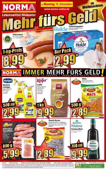 Angebote Norma - 16.12.2024 - 21.12.2024.