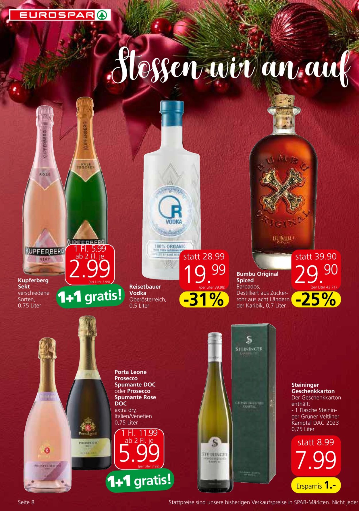 Angebote EUROSPAR - 12.12.2024 - 31.12.2024. Seite 8