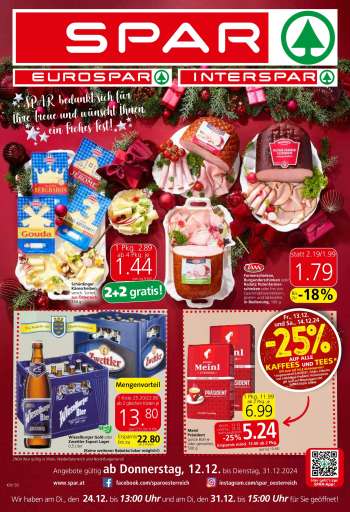 Angebote SPAR - 12.12.2024 - 31.12.2024.