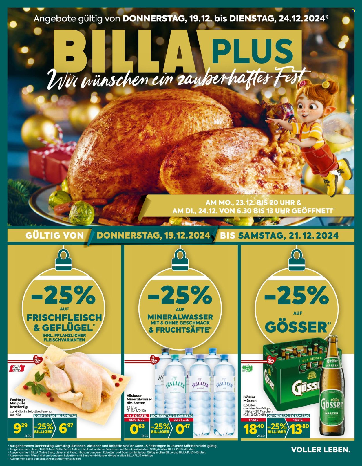 Angebote Billa Plus - 19.12.2024 - 24.12.2024. Seite 1