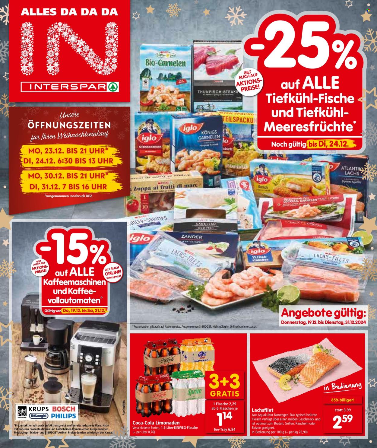 Angebote INTERSPAR - 19.12.2024 - 31.12.2024. Seite 1
