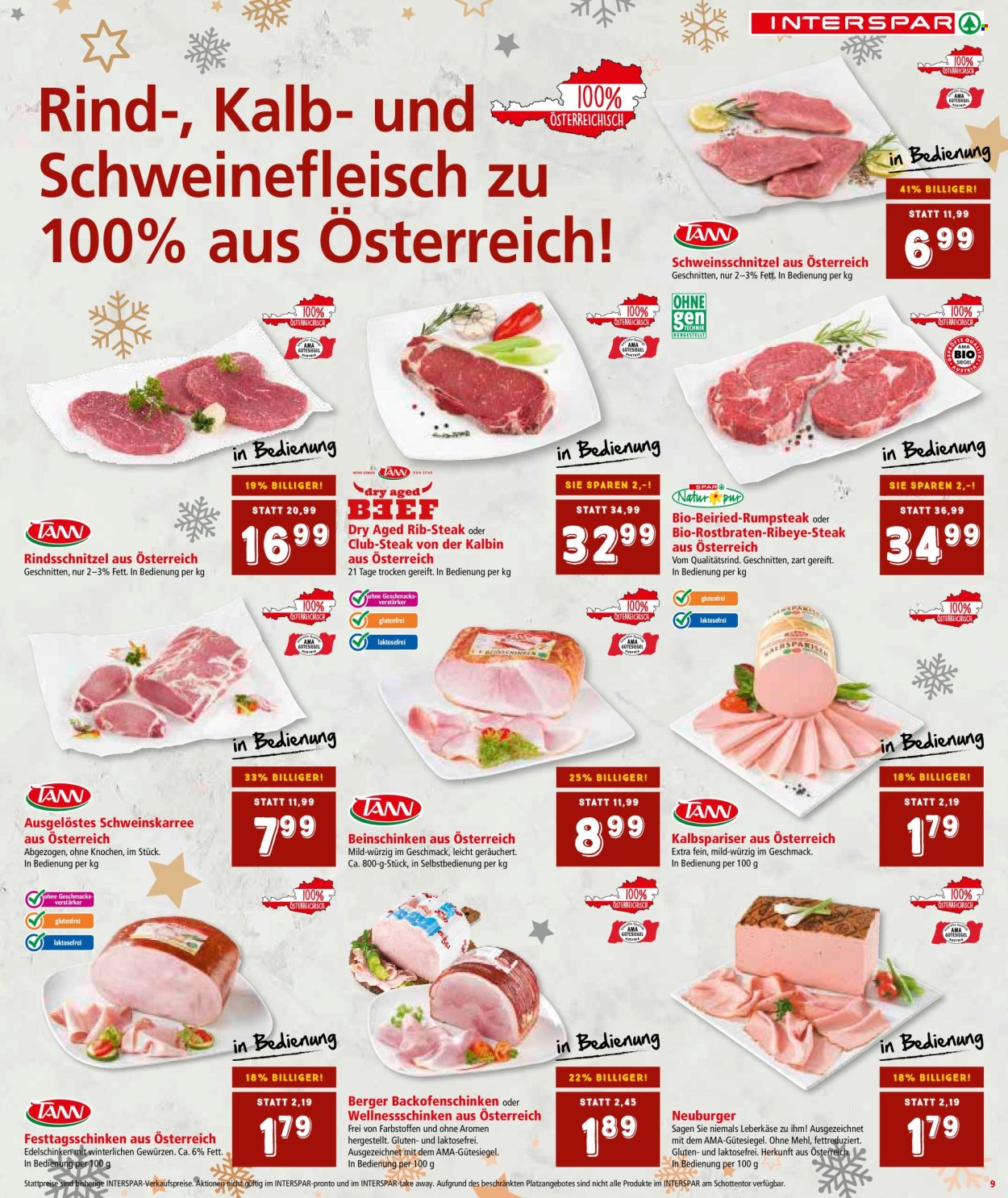 Angebote INTERSPAR - 19.12.2024 - 31.12.2024. Seite 10