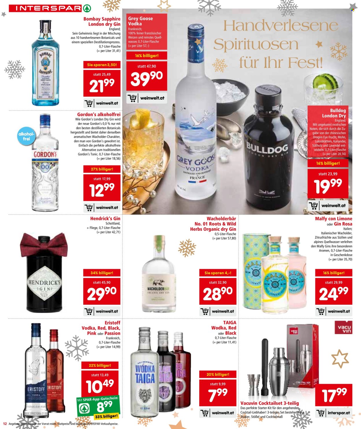 Angebote INTERSPAR - 19.12.2024 - 31.12.2024. Seite 13