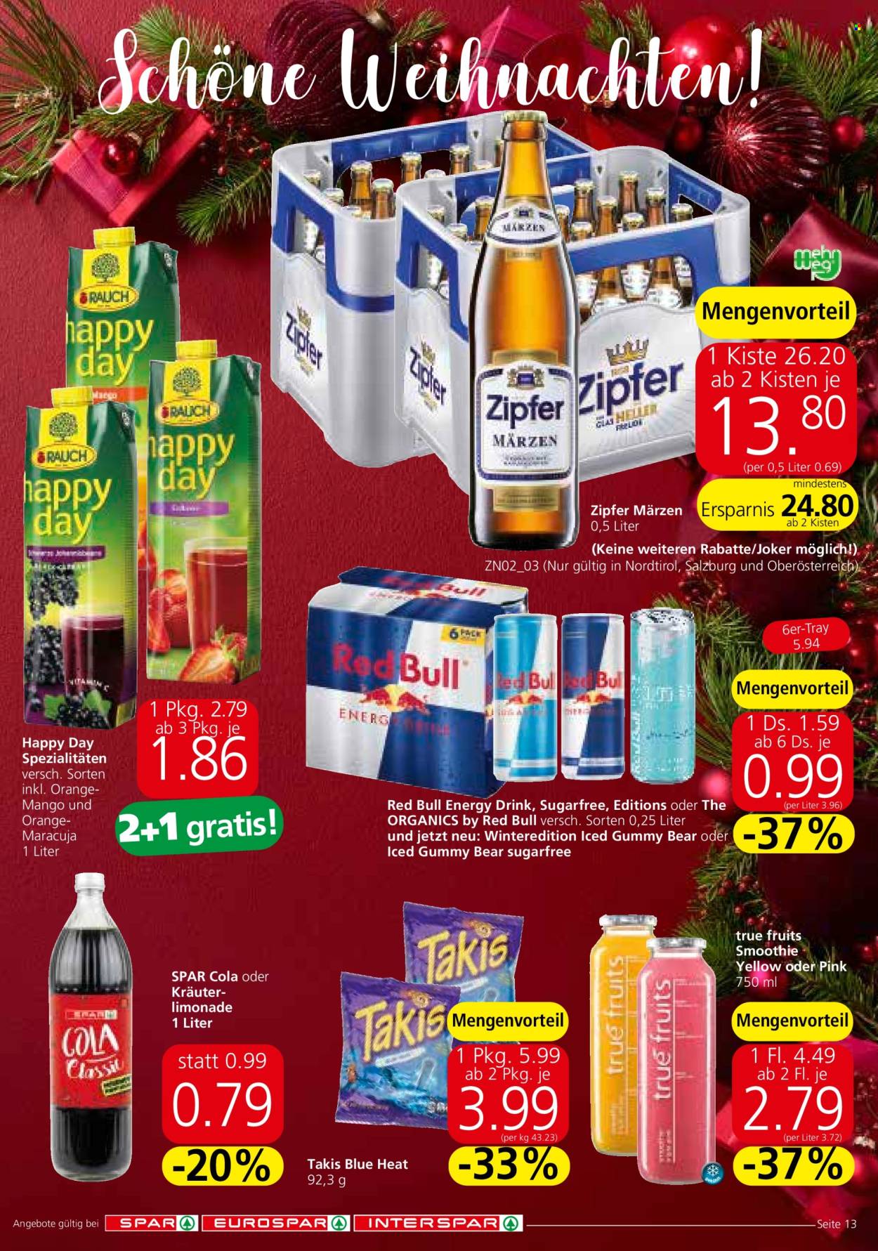 Angebote SPAR - 19.12.2024 - 31.12.2024. Seite 13