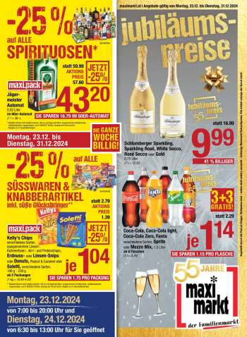 Angebote Maximarkt - 23.12.2024 - 31.12.2024.
