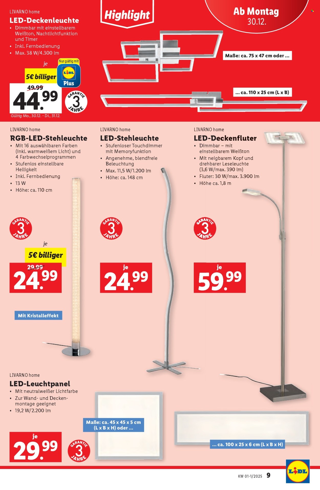 Angebote Lidl - 30.12.2024 - 31.12.2024. Seite 9