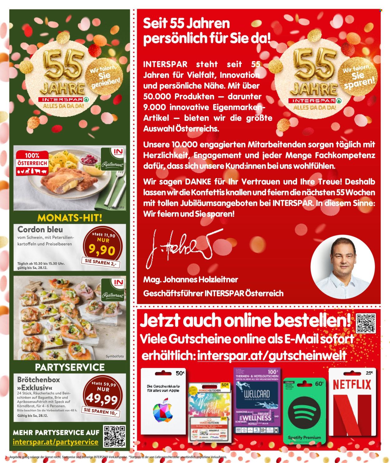 Angebote INTERSPAR - 27.12.2024 - 31.12.2024. Seite 2