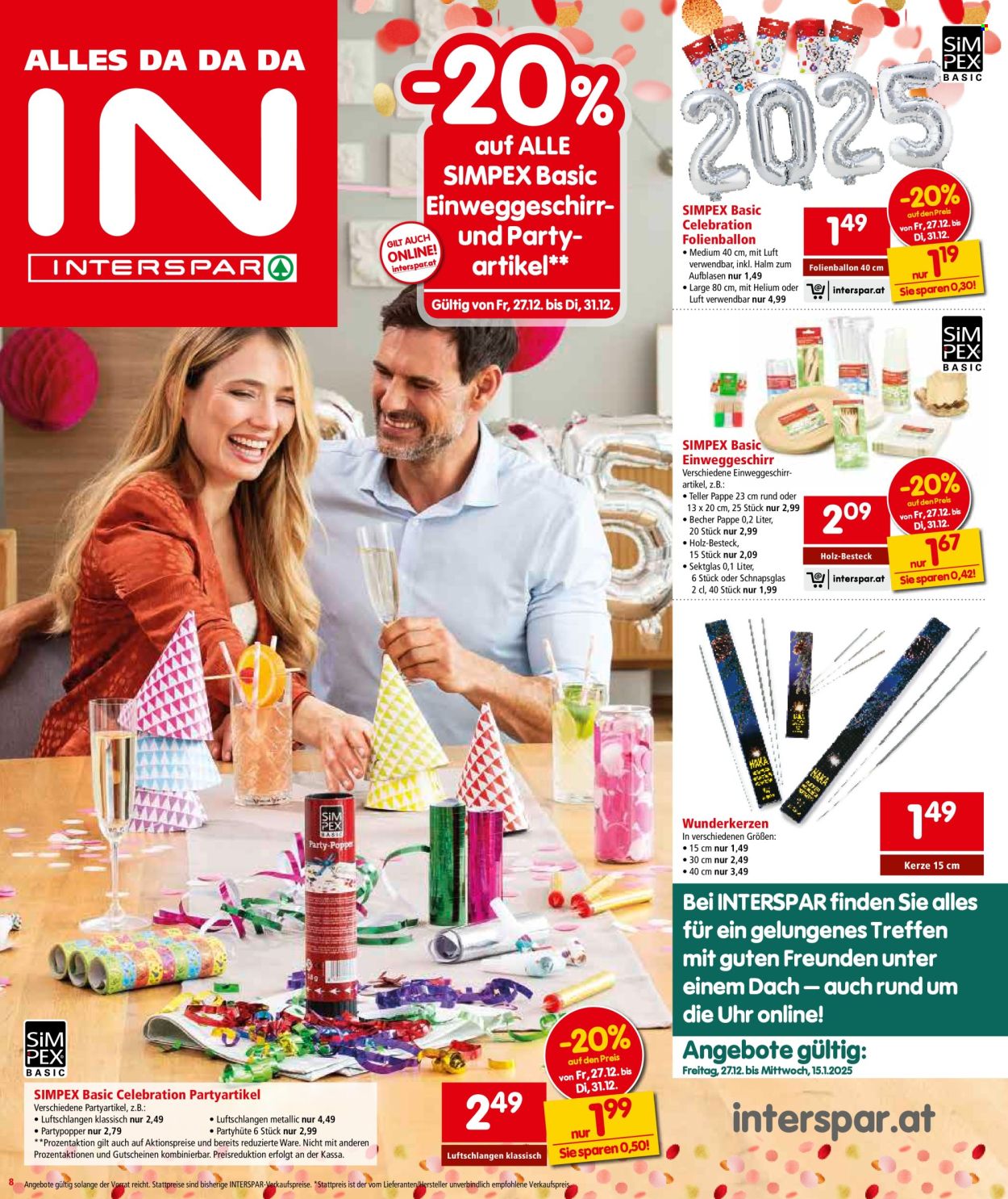 Angebote INTERSPAR - 27.12.2024 - 31.12.2024. Seite 9