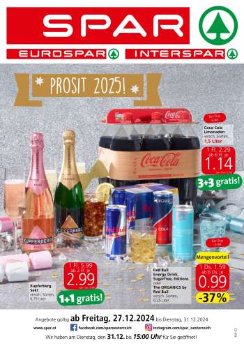 Angebote SPAR - 27.12.2024 - 31.12.2024.