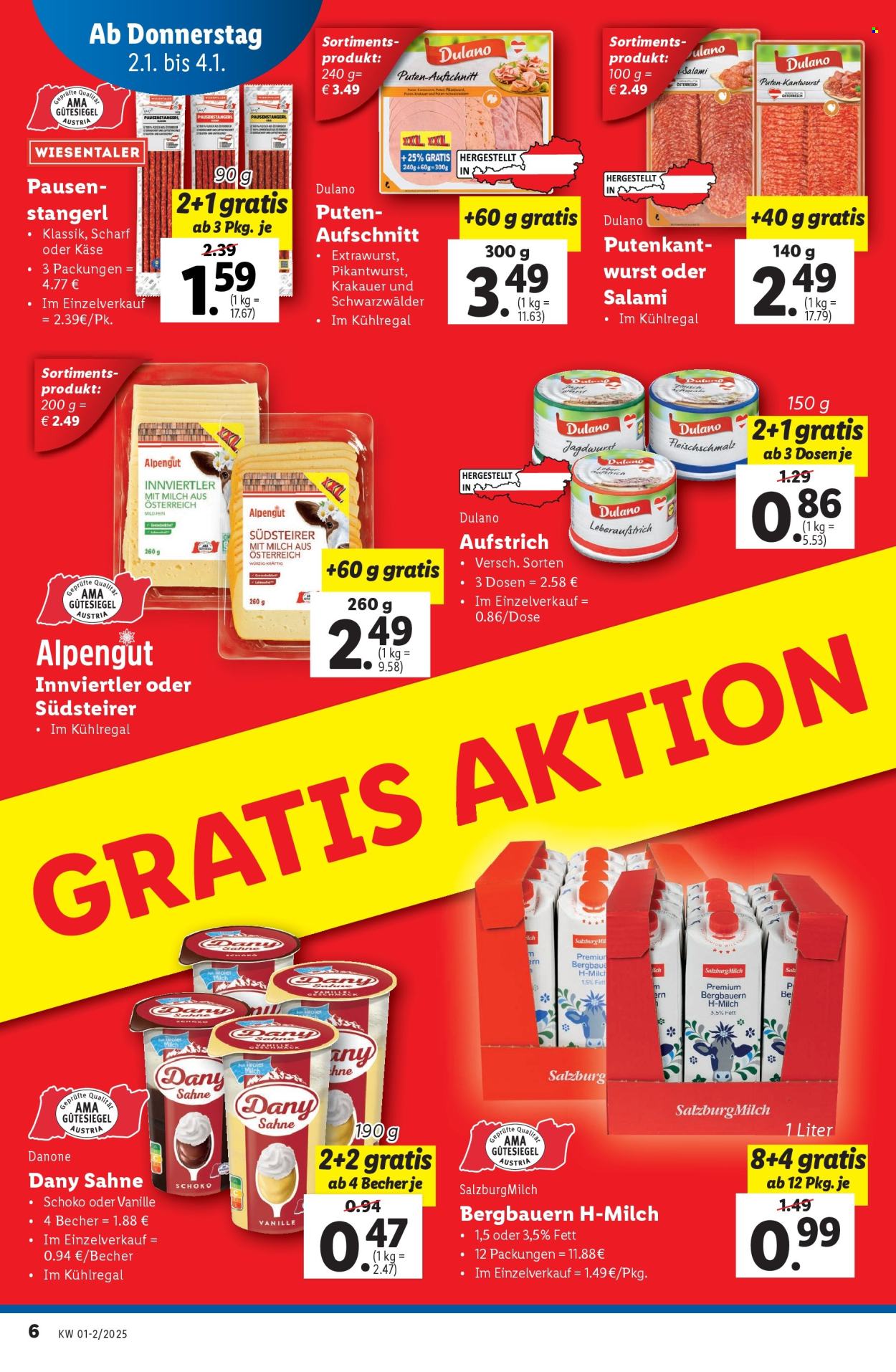 Angebote Lidl - 2.1.2025 - 8.1.2025. Seite 6