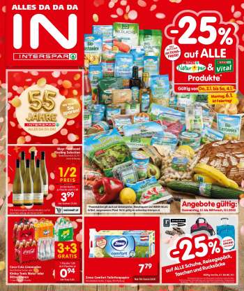 Angebote INTERSPAR - 2.1.2025 - 15.1.2025.