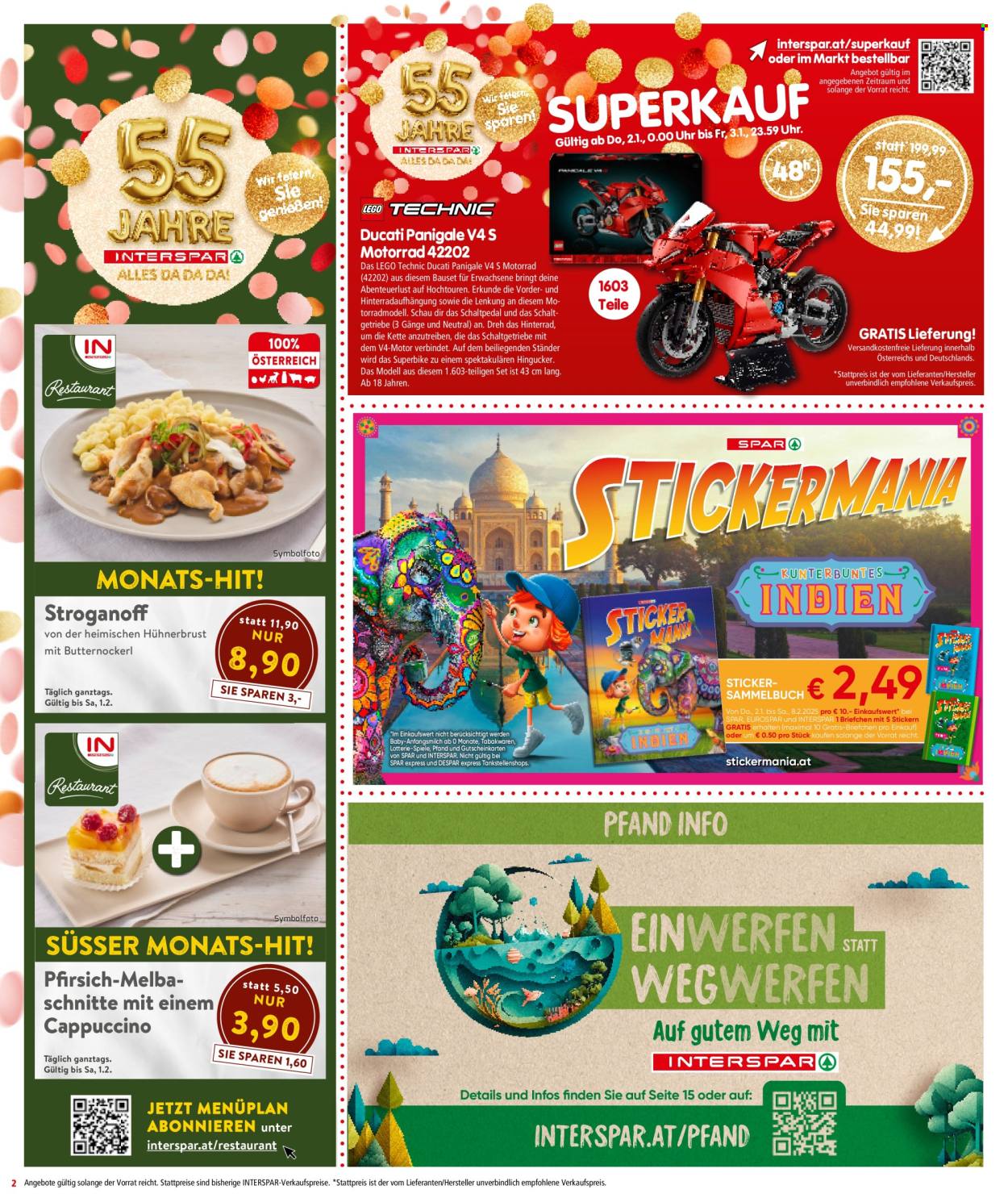 Angebote INTERSPAR - 2.1.2025 - 15.1.2025. Seite 2