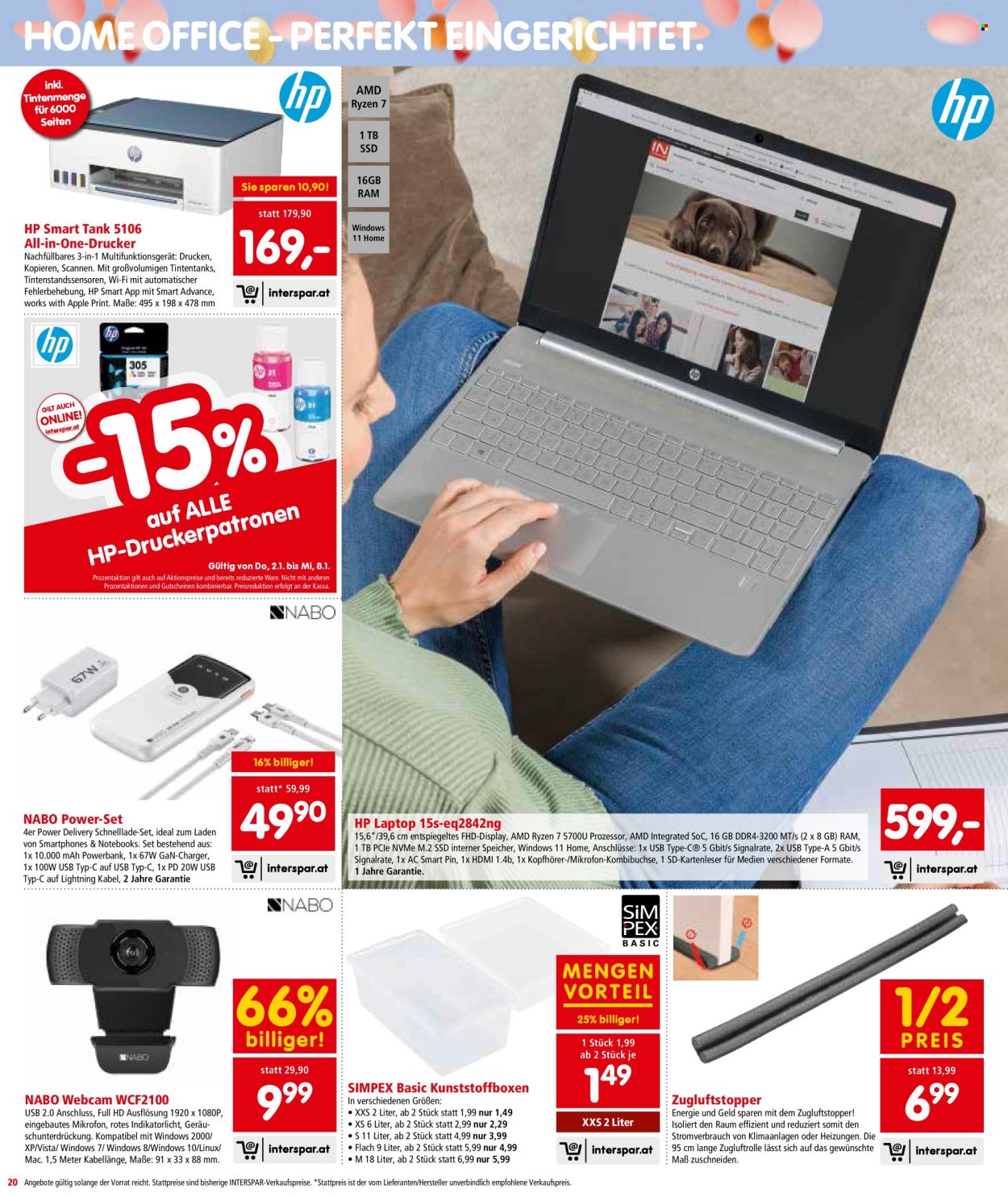 Angebote INTERSPAR - 2.1.2025 - 15.1.2025. Seite 20