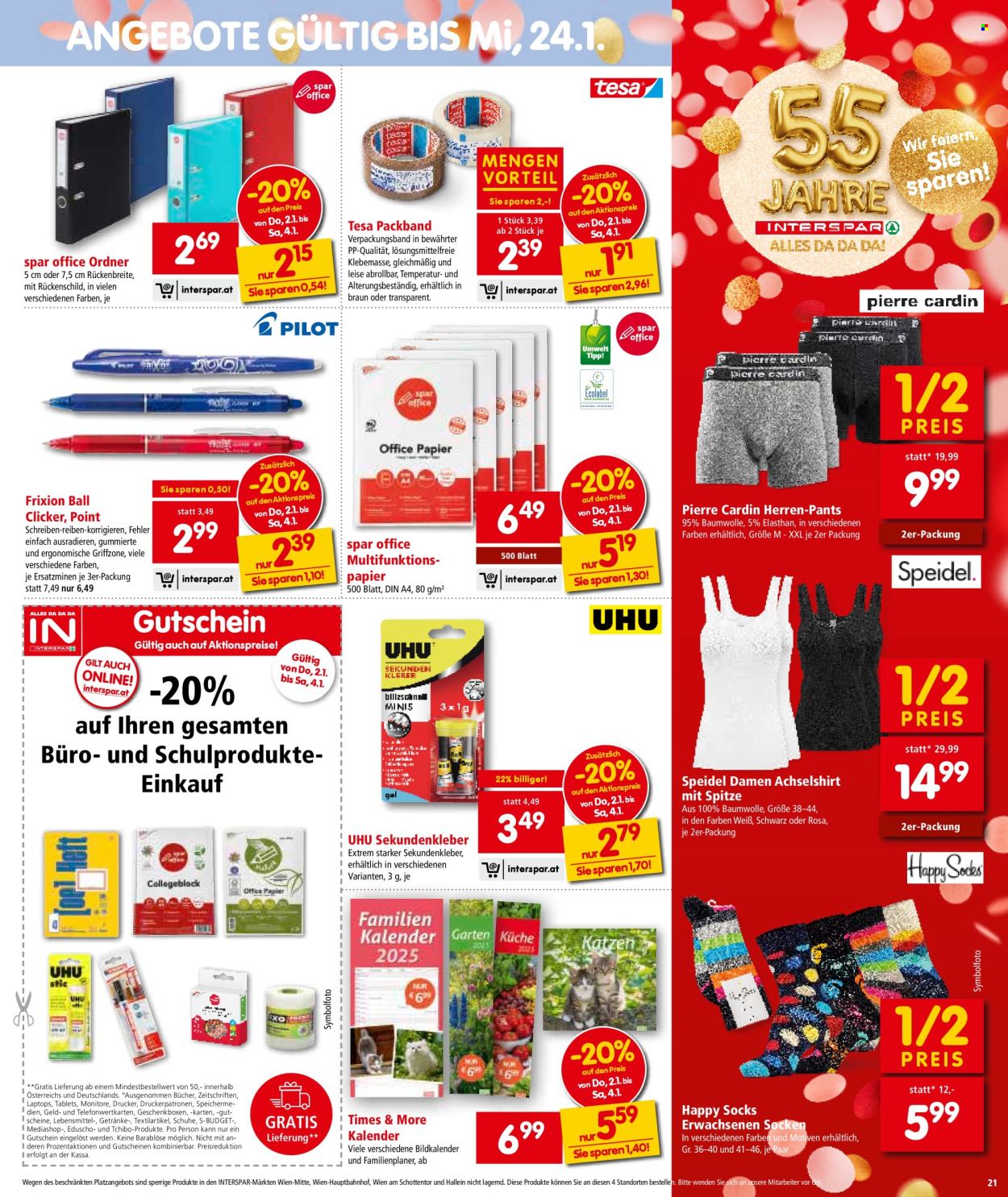 Angebote INTERSPAR - 2.1.2025 - 15.1.2025. Seite 21