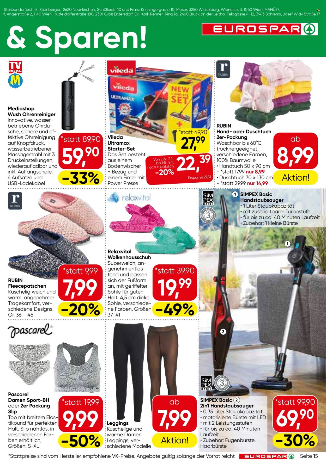 Angebote EUROSPAR - 2.1.2025 - 15.1.2025. Seite 15